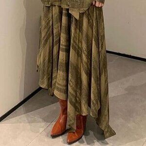 Nordstrom BP orange terra-cotta glossy vegan leather ankle boots size 9 true to